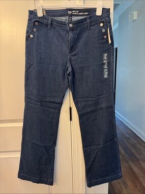 GAP Dark Indigo Wide Leg Jeans